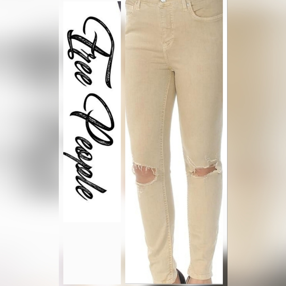 Free people high rise skinny - Picture 1 of 9